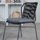 Spisegruppe Venture Home Lova med 4 Jefferson Stablebare Spisestoler
