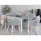 Spisegruppe Venture Home Lova med 6 Virya Spisestoler
