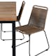 Spisegruppe Venture Home Mendi med 4 Levi Stoler