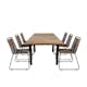 Spisegruppe Venture Home Mendi med 6 Levi Stoler