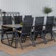 Spisegruppe Venture Home Texas med 6 Pave Stoler