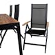 Spisegruppe Venture Home Berfin med 6 Perla Stoler