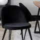 Spisegruppe Venture Home Inca med 4 Velvet Stoler