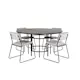 Spisegruppe furniture/fashion Copenhagen Ø140 cm med 4 Kenth Stoler
