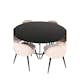 Spisegruppe furniture/fashion Copenhagen Ø140 cm med 6 Velvet Stoler