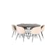 Spisegruppe furniture/fashion Copenhagen Ø140 cm med 6 Velvet Stoler
