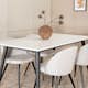 Spisegruppe Venture Home Jolie med 4 Valentina Stoler