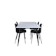 Spisegruppe Venture Home Jolie med 4 Ardi Stoler