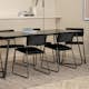 Spisegruppe Venture Home Annika med 6 Kungshamn Stoler Fløyel