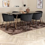 Spisegruppe Venture Home Annika med 6 Bergen Stoler
