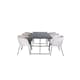 Spisegruppe Venture Home Lund med 6 Bergen Stoler