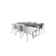 Spisegruppe Venture Home Lund med 6 Bergen Stoler