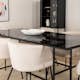 Spisegruppe Venture Home Lund med 6 Bergen Stoler