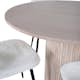 Spisegruppe Venture Home Bianca Rund med 4 Pobbie Stoler