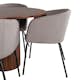 Spisebord Venture Home Bianca og 4 Bergen Spisestol Venture Homear i Polyester