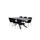 Spisegruppe Venture Home Piata med 6 Limhamn Light Stoler