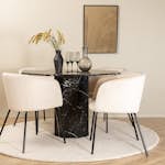 Spisegruppe Venture Home Monte Carlo Spisebord og Bergen Spisestol