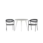 Cafégruppe Venture Home Break Ø90 cm med 2 Slit Stoler