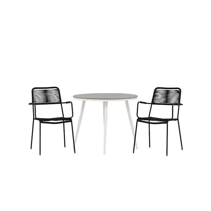 Spisegruppe Venture Home Break med 2 Lindos Stoler