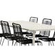 Spisegruppe Venture Home Lina med 6 Lindos Stoler