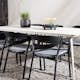 Spisegruppe Venture Home Lina med 6 Slit Stoler