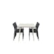 Spisegruppe Venture Home Lina med 6 Santorini Stoler