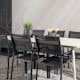 Spisegruppe Venture Home Lina med 6 Santorini Stoler