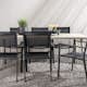 Spisegruppe Venture Home Lina med 6 Copacabana Stoler