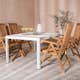 Spisegruppe Venture Home Togo 150x100 cm med 4 Kenya Stoler