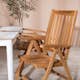 Spisegruppe Venture Home Togo 150x100 cm med 4 Kenya Stoler