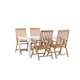 Spisegruppe Venture Home Togo 150x100 cm med 4 Kenya Stoler