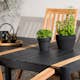 Spisegruppe Venture Home Togo 150x100 cm med 4 Kenya Stoler
