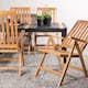 Spisegruppe Venture Home Togo 150x100 cm med 4 Kenya Stoler