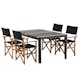 Spisegruppe Venture Home Togo 150x100 cm med 4 Marion Stoler