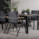 Spisegruppe Venture Home Togo 150x100 cm med 4 Mexico Stoler