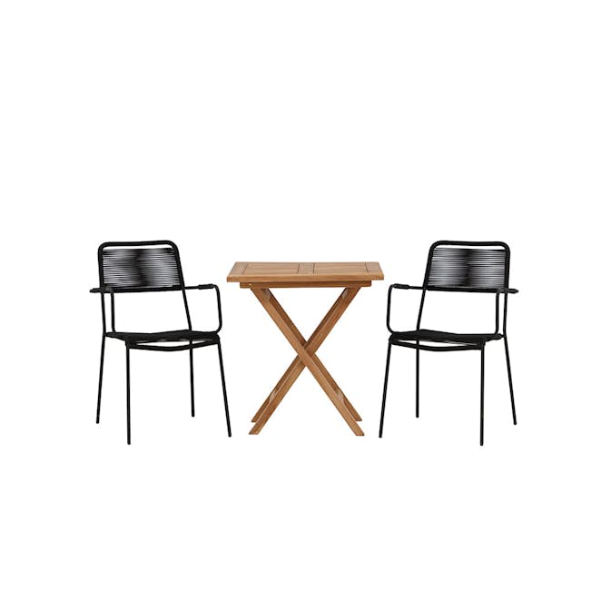 Spisegruppe Venture Home Kenya med 2 Lindos Stoler