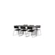 Spisegruppe furniture/fashion Stone med 6 Kenth Stoler