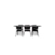 Spisegruppe furniture/fashion Stone med 6 Kenth Stoler