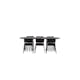 Spisegruppe furniture/fashion Stone med 6 Kenth Stoler