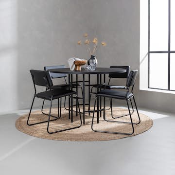 Spisegruppe Venture Home Copenhagen med 4 Kenth Stoler