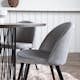 Spisegruppe furniture/fashion Stone med 4 Velvet Stoler