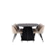 Spisegruppe Venture Home Bootcut Oval med 6 Velvet Stoler