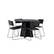 Spisegruppe Venture Home Bootcut Ø110 cm med 4 Kenth Stoler