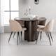Spisegruppe Venture Home Olivia med 4 Velvet Stitches Stoler