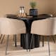 Spisegruppe Venture Home Olivia Ø 110 cm med 4 Berit Stoler