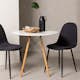 Spisegruppe Venture Home Danburi Ø 60 cm med 2 Polar Stoler