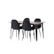 Spisegruppe Venture Home Tempe 140 cm med 4 Polar Stoler
