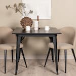 Spisegruppe Venture Home Tempe med 2 Velvet Stitches Stoler