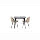 Spisegruppe Venture Home Tempe med 2 Velvet Stitches Stoler