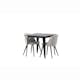 Spisegruppe Venture Home Tempe med 2 Velvet Stoler